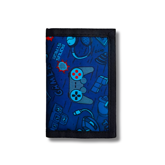 portefeuille bleu
