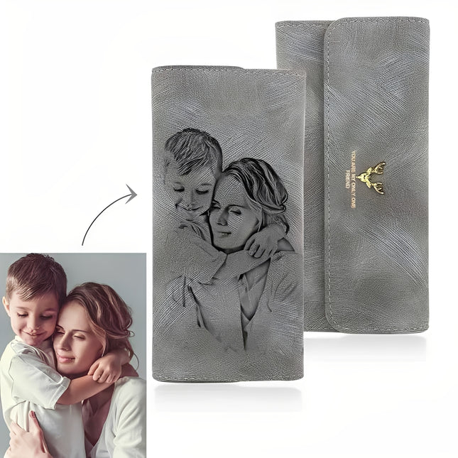 portefeuille femme personnalise photo